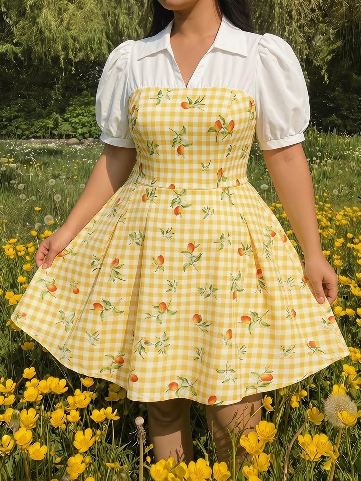 butter yellow dress